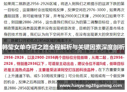 韩莹女单夺冠之路全程解析与关键因素深度剖析